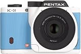 PENTAX ミラーレス一眼 K-01 レンズキット [DA40mmF2.8XS] ホワイト×ブルー K-01 WHITE/BLUE 15383