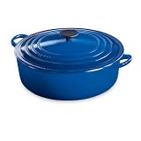 LeCreusetEnameledCastIronWideFrenchOven,3-1/2Qt.