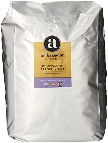 Ambassador Organics Coffee, French Roast, 5 Pound
