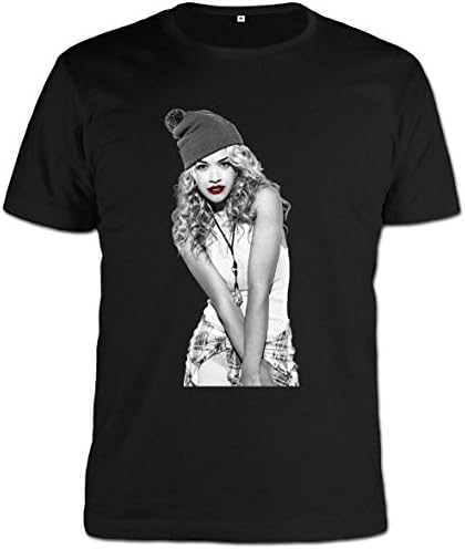 Dam Apparel Rita Ora Celebrity - Red Lips T-Shirt - X-Large