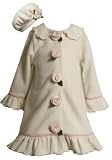 Bonnie Jean Girls 2-6X Ruffle Trim Fleece Coat Set