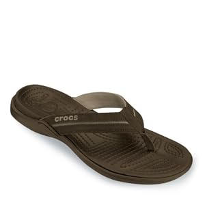 crocs Men's Crete Suede Flip Flop