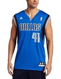 Dallas Mavericks Dirk Nowitzki Men's Blue NBA Replica Jersey