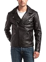 Best Mountain Cazadora Piel Slimane (Negro)