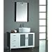 Single Vessel Modern Bathroom Vanity Set 