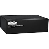 Tripp Lite 4-Port VGA Splitter with Signal Booster, High Resolution Video 350MHz, 2048x1536 (HD15 M/4xF)(B114-004-R)