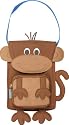 Stephen Joseph SJ4299 Snack Sac Soft-Sided Lunch Bag for Kids, Monkey