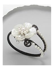 Flower Cuff Bracelet In Brass