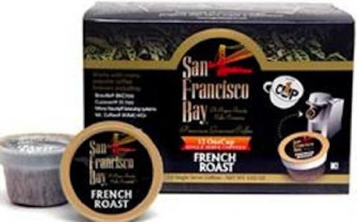San Francisco Bay Coffee OneCup for Keurig K-Cup Brewers, French Roast, 12-Count (Pack of 3)