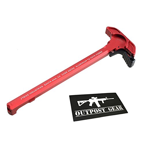 Strike Red Line T6-7075 Charging H*ndle (Extended Latch) w/ Outpost Gear Sticker