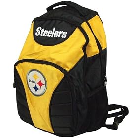 PITTSBURGH STEELERS OFFICIAL NFL LOGO BACKPACK BACK PACK