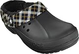 Crocs Blitzen Winter Plaid Unisex Unisex Footwear, Size: 5 D(M) US Mens / 7 B(M) US Womens, Color: Black/Black