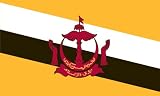 America's Flag Company FF2X3NBRU1 2-Foot by 3-Foot Nylon Brunei Flag