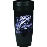 River's Edge 16-Ounce Stainless Steel and Plastic Travel Mug