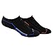 adidas Women's Climacool No Show Sock (2-Pair), Black/Vivid Blue/Mid Grey/Black/Bahia Coral/Mid Grey, Size 5-10