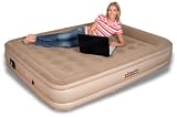 Studioline 40052 Luftbett Studioline Smooth Comfort Queen, braun/beige, 204 x 156 x 44cm