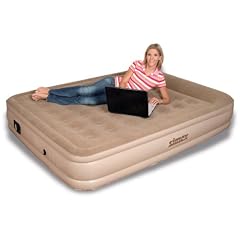 Studioline 40052 Luftbett Studioline Smooth Comfort Queen, braun/beige, 204 x 156 x 44cm