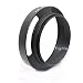 EzFoto Metal Tilted Curved vented Lens Hood for Voigtlander NOKTON 25mm F0.95, Nokton 35mm F1.2 ASPH II, ULTRON 40mm F2 SL II Aspherical, 75 mm F 1.8 Heliar