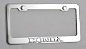 Honda License Plate Frame Chrome New