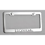 Buy Honda License Plate Frame Chrome New by bp