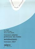 Concours externe de professeurs des �coles : Math�matique concours 2007