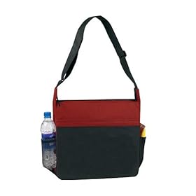  Fantasybag Eco-Green Convention Messenger Brief-Burgundy, MB-9618