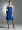 David's Bridal Short Strapless Pleated Dress in Crinkle Chiffon Style 83362, Horizon, 4