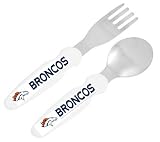 NFL DENVER BRONCOS Stainless Steel Fork and Spoon Set