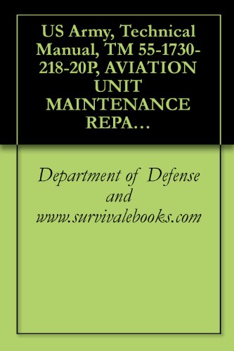 US Army, Technical Manual, TM 55-1730-218-20P, AVIATION UNIT MAINTENANCE REPAIR PARTS AND SPECIAL TOOLS LISTS HYDRAULIC, TRIPOD, 12-TON, PART NO. 12-3-14, 1977 Book Image