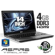 Acer Aspire Timeline AS4810TZ-4508 14-Inch Aluminum Laptop - Over 8 Hours of Battery Life (Windows 7 Home Premium)