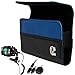 Blue SumacLife Portola Edition Premium Leather Holster Case + Universal Charger Mount Holder