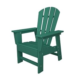 Polywood Outdoor Furniture South Beach Kid Chair, Aruba-Recycled Plastic Materials