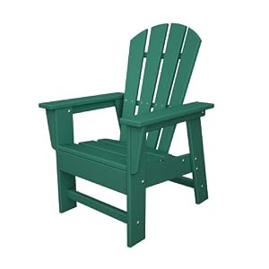 Polywood Outdoor Furniture South Beach Kid Chair, Aruba-Recycled Plastic Materials by