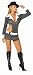 3 Piece Sexy Gangster Costume Set