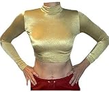 Danskin Adult Metallic Turtleneck
