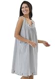 Dreams & Co® Plus Size Sleeveless Print Sleepshirt Dreams & Co