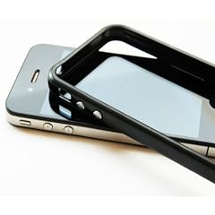 Schutzh�lle f�r iPhone 4 mit Metallbuttons schwarz