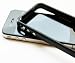 Schutzhülle für iPhone 4 mit Metallbuttons schwarz