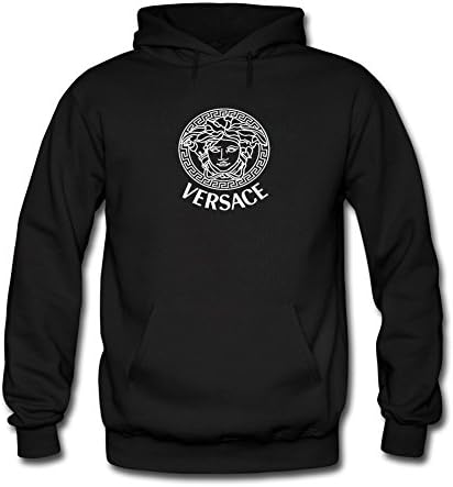 Versace Mens Printed Pullover Hoodies