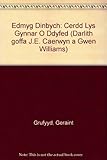 'Edmyg Dinbych': cerdd lys gynnar o Ddyfed
