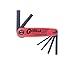 Bondhus 12592 GorillaGrip Set of 7 Hex Fold-up Keys, sizes 1.5-6mm