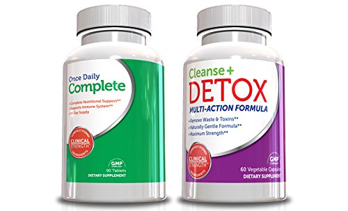 Best Cleanse and Detox Weight Loss Kit w/ Multivitamin, Includes Garcinia Cambogia Extract 180 Capsules (Value Size) and Daily Multvitamin 90 Tablets Supplement 60 Capsules, Multivitamin for Men, Multivitamin for Women, Daily MultiVitamins and Minerals, Helps Increase Energy,Detox and Cleanse Body Best Cleanse and Detox Weight Loss Kit w/ Multivitamin, Includes Garcinia Cambogia Extract 180 Capsules (Value Size) and Daily Multvitamin 90 Tablets Supplement 60 Capsules, Multivitamin for Men, Multivitamin for Women, Daily MultiVitamins and Minerals, Helps Increase Energy,Detox and Cleanse Body