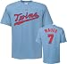 Joe Mauer Minnesota Twins Cooperstown Retro Player Name & Number Tee