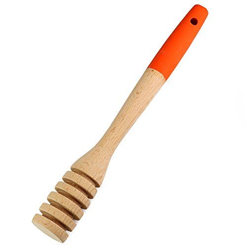 Wooden Chocolate Mixer Stirrer Beech Wood Cocoa Whisk Frother, 12