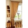 Simplicity Stone 100% Cotton 66in x 90in Tab Top Panel Including Tieback