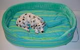 Eigenschaften WILMA Heimtierprodukte  / WILMA Heimtierprodukte peppiges Hundebett 90 x 70cm HELLBLAU