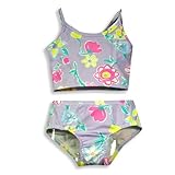 Girlfriends by Anita G Designer Clothes. - Girls 2 Piece Tankini Swimsuit, Lavender, Multi