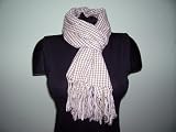 100% Cotton Gingham Check Scarf