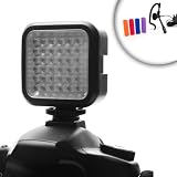 LightLINK Rechargeable Ultra-Bright LED Camera Light for Sony HDR-CX110 , HDR-CX160 , HDR-XR160 and More Digital Camcorders