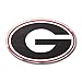 FANMATS 60523 Georgia Bulldogs Heavy Duty Aluminum Embossed Color Emblem, Auto Emblem Decal